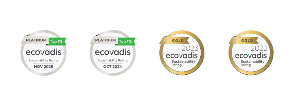 Rheno obtient la mdaille EcoVadis Platinum 2025