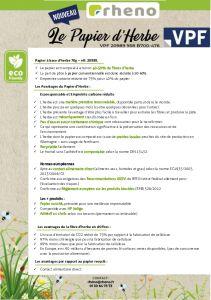 Zoom sur le Papier d'Herbe - Grasspaper