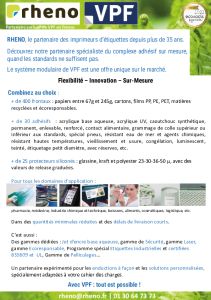 D�couvrez VPF, notre partenaire du complexe adh�sif sur mesure