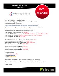 Film PVC Calandr Klckner Pentaplast - Rheno