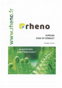 Code de conduite � l'attention des fournisseurs