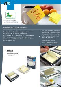 Dvidoirs de notes repositionnables - Rheno