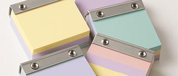 Blocs notes repositionnables