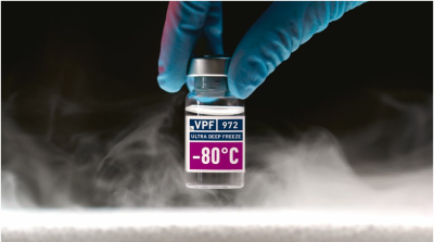 Etiquette adh�sive pour vaccins et produits pharmaceutiques 