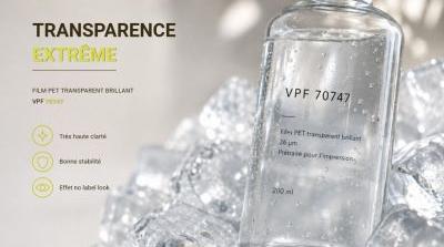 Film PET Transparent et Brillant 70747 pour un Effet No-Label-Look
