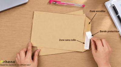 Bande Adh�sive de Protection et Zone sans Colle