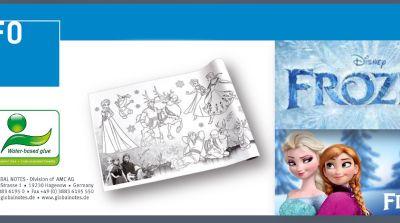 Coloriage Frozen en Rouleau de Coloriage Autocollant