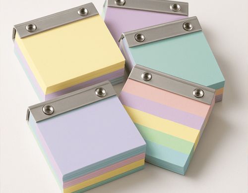 Blocs notes repositionnables