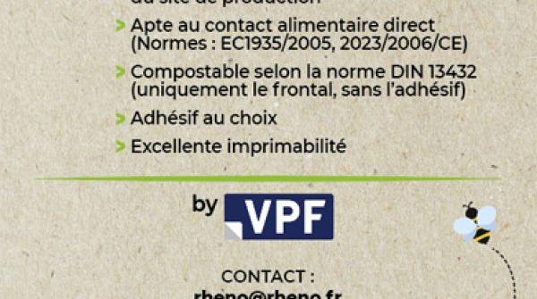 Grasspaper une &eacute;tiquette &eacute;cologique &agrave; base d'herbe 