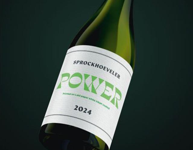 Etiquette papier structur