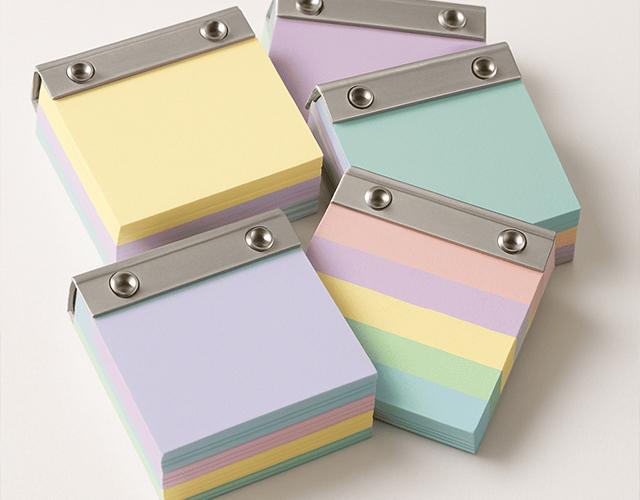 Blocs notes repositionnables